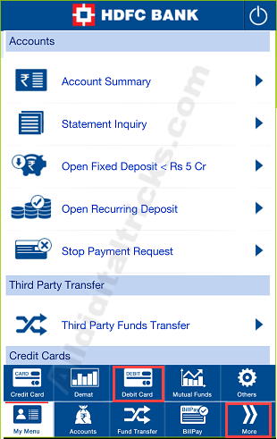 hdfc digital application credit card