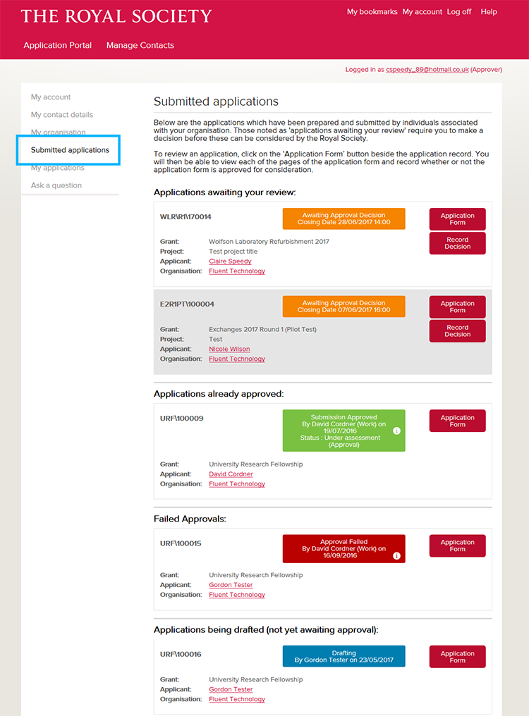 how do you check the status of your medicaid application