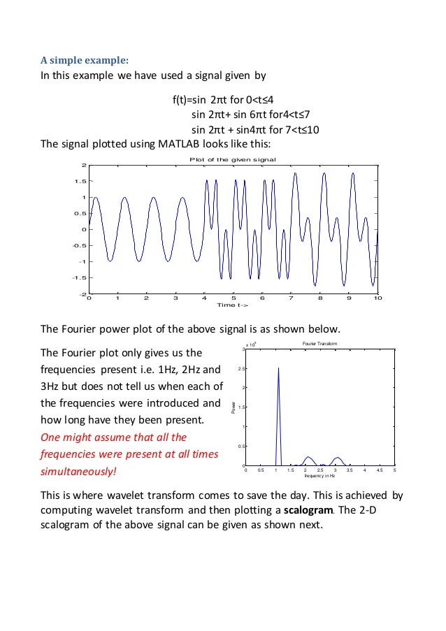 application of signal processing techniques