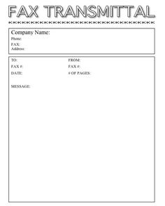 sample fax cover sheet for job application