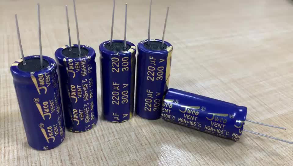 aluminum electrolytic capacitors for audio applications