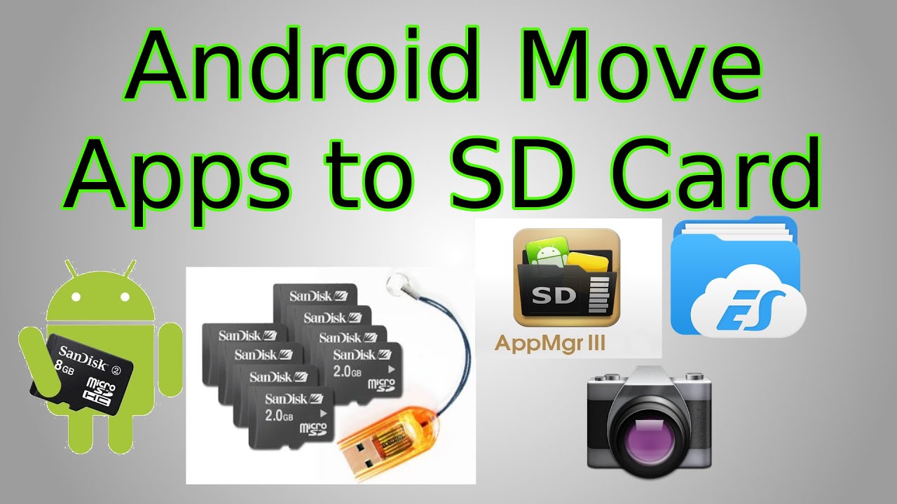 how to transfer applications to sd card android