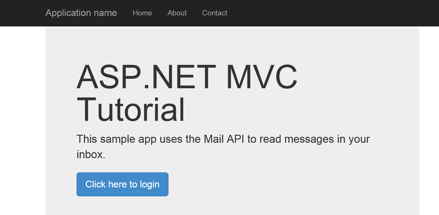 asp.net web page application tutorial