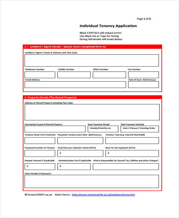 bankruptcy check with rental application
