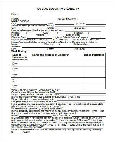 application forms to cancel social security