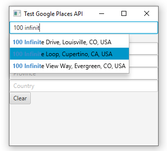 integrating google maps into java desktop application