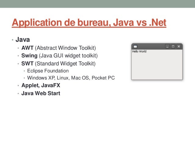 javafx vs wpf gui application