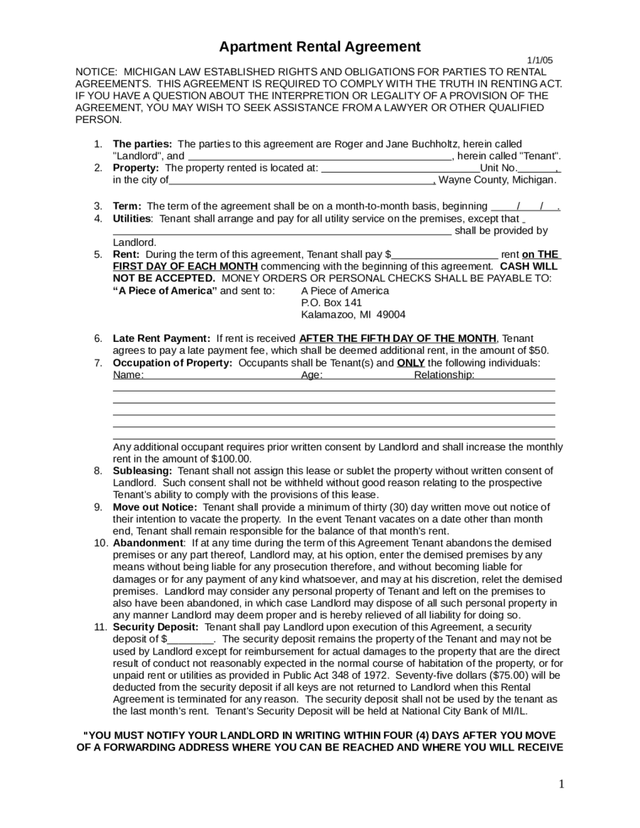 tenancy application form for professionals